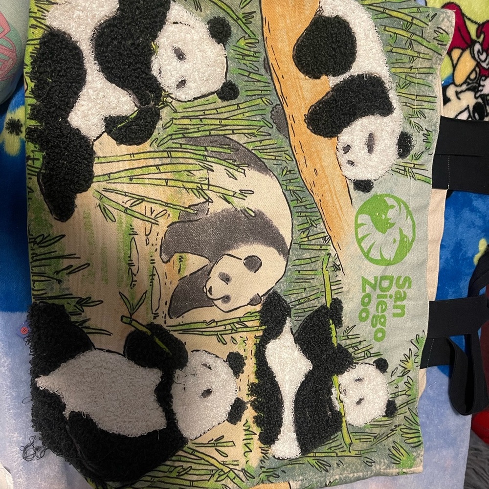 San Diego Zoo Panda Tote Bag